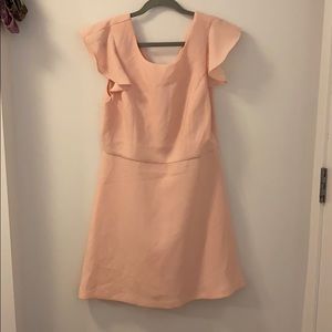 BCBGeneration Pink Ruffle Dress
